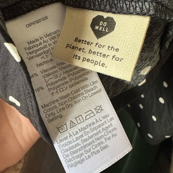 Madewell Layton Mini Slip Polka Dot Dress - Picture 5 of 7